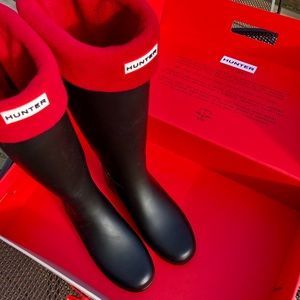 Hunter Boots and Sox, size 6, $80